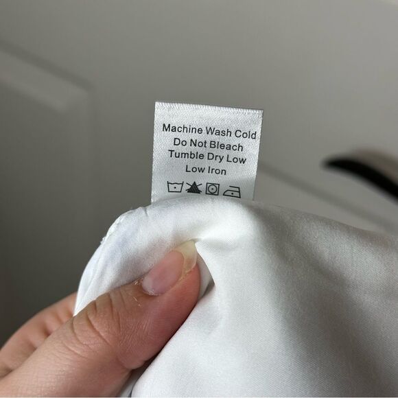 BNWT Tuckernuck X LouLou Baker White Blue Painted Safari Willa Midi Skirt Sz S - Picture 12 of 14